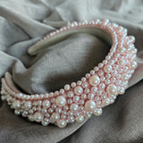 Ellen Pearl Headband (Pink)