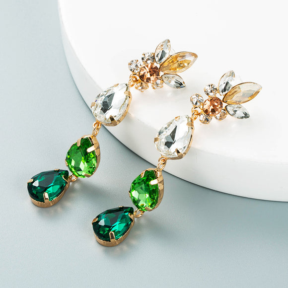 Hallie Earrings (Green)