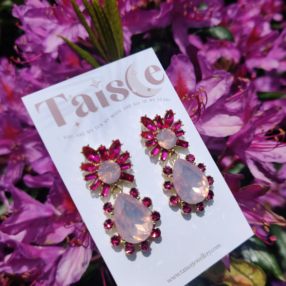 Abbie Earrings  (Pink)