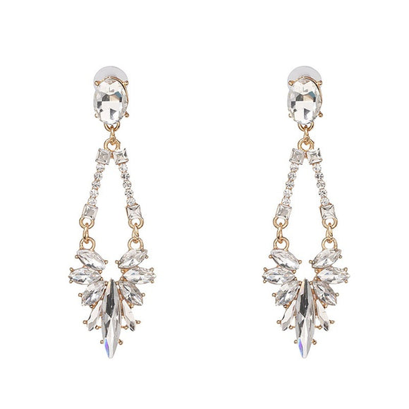 Nina Earrings (Clear Diamond)