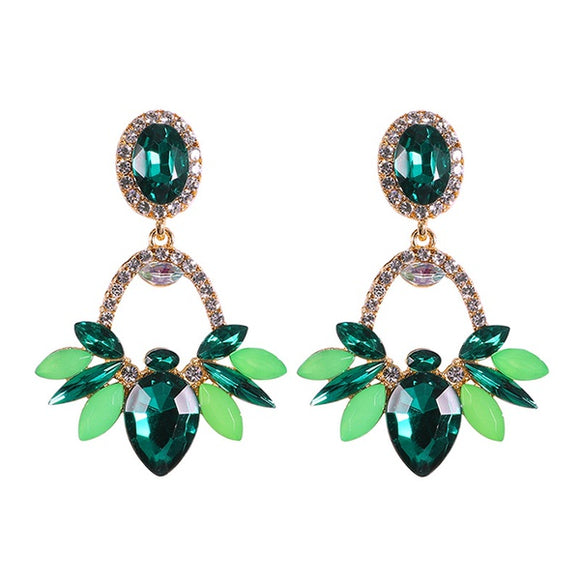 Aurora Earrings (Green)