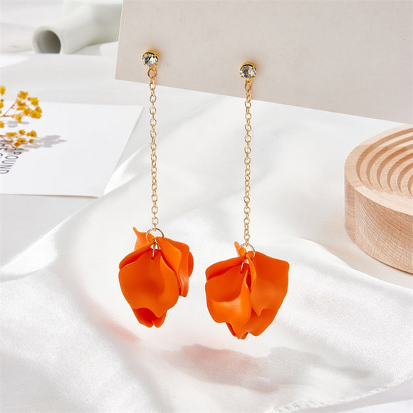 Petal Earrings (Orange)