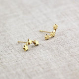 Trio Star Studs - Gold