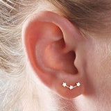 Trio Star Studs - Gold