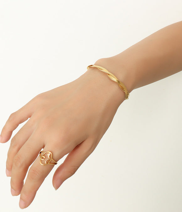 Gold Twist Bracelet